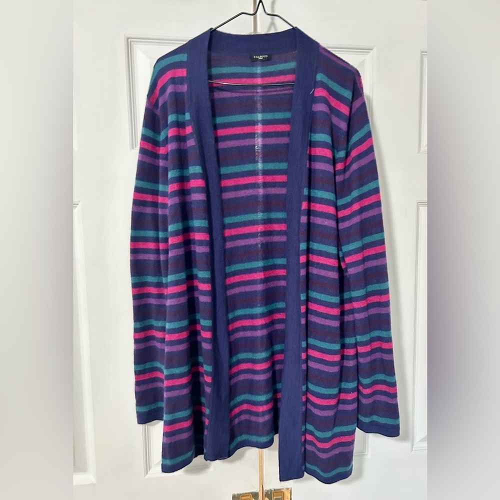 Cardigan talbots jacket woman size large